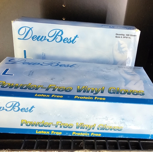 200 Gloves 2 Boxes (Large) Disposable - Picture 2 of 4